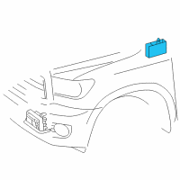 OEM 2015 Toyota Sequoia Sonar Control Module Diagram - 88240-34030