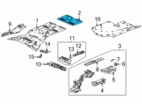 OEM 2022 Acura MDX Floor Pan Diagram - 04655TYA305ZZ
