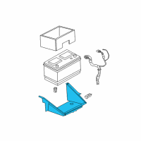 OEM Ram Dakota Tray-Battery Diagram - 55359973AF