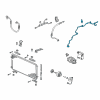 OEM Acura MDX Pipe, Receiver Diagram - 80341-S3V-A01