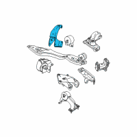 OEM 2008 Dodge Grand Caravan Bracket-Engine Mount Diagram - 4721909AC