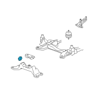 OEM 2013 Cadillac CTS Insulator Diagram - 25843484