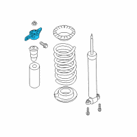 OEM Lincoln Upper Bracket Diagram - DG9Z-18A161-C