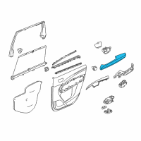 OEM 2019 Acura MDX Armrest, Passenger Side (Sandstorm) Diagram - 83702-TZ5-A01ZA