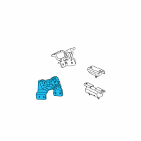 OEM 2005 Chevrolet Silverado 1500 HD Mount Bracket Diagram - 15113849