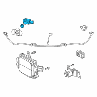 OEM Lexus IS300 Sensor, Ultrasonic Diagram - 89341-06070-J7