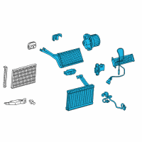 OEM 2014 Scion iQ Evaporator Assembly Diagram - 87010-74180