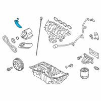 OEM 2018 Ford Special Service Police Sedan Tensioner Diagram - CJ5Z-6K254-A