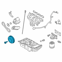 OEM Ford Maverick Pulley Diagram - CJ5Z-6312-F