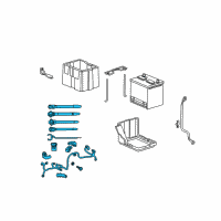 OEM 2007 Acura RDX Sub-Wire, Starter Diagram - 32111-RWC-A50