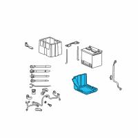OEM Acura Box, Battery (70D) Diagram - 31521-STK-A00