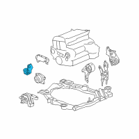 OEM 2009 Chevrolet Malibu Brace, Transaxle Diagram - 12606314