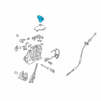 OEM Kia Knob Assembly-Gear Shift Diagram - 467203T100