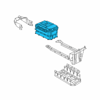 OEM 2021 Jeep Wrangler Battery-Power Pack Unit Diagram - 68381513AA