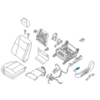 OEM Nissan Switch Assembly-Front Seat, LH Diagram - 87066-1AB0A