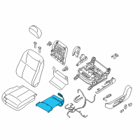 OEM 2018 Nissan Altima Heater Unit-Front Seat Cushion Diagram - 87335-3TD1A
