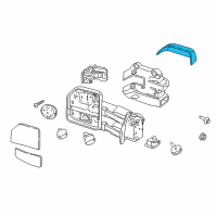 OEM 2018 Ford F-250 Super Duty Mirror Cover Diagram - HC3Z-17D743-AA