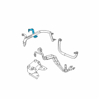 OEM Chrysler Sebring Hose-Engine COOLANT To Oil COOLE Diagram - 5058622AD