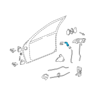 OEM Chevrolet SSR Cylinder & Keys Diagram - 12533510