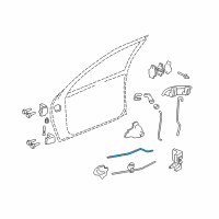 OEM 1995 Chevrolet Cavalier Rod-Front Side Door Locking Diagram - 22652284