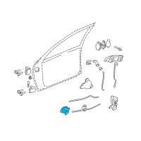 OEM 1998 Pontiac Sunfire Handle, Inside Diagram - 22711362