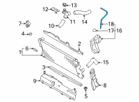 OEM 2022 Toyota GR86 Overflow Hose Diagram - SU003-09081