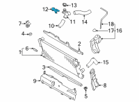 OEM 2022 Toyota GR86 Mount Bracket Diagram - SU003-09078