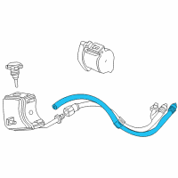 OEM 2002 Saturn L100 Return Hose Diagram - 9191634