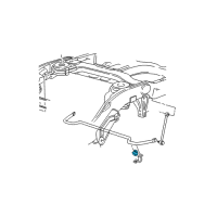 OEM Lincoln Stabilizer Bar Insulator Diagram - F75Z-5493-BA
