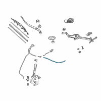 OEM Honda Odyssey Tube (4X7X715) Diagram - 76868-THR-A01