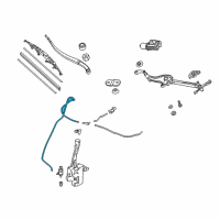 OEM Honda Tube, Windshield (FR) Diagram - 76813-THR-A01