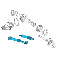 OEM 2022 Toyota Tacoma Drive Shaft Assembly Diagram - 37100-04431