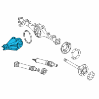 OEM Toyota Tacoma Carrier Assembly Diagram - 41110-0K630