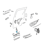 OEM 2014 Ram C/V Side Loading Door-Latch Diagram - 4675847AE
