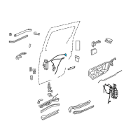 OEM Dodge Grand Caravan ACTUATOR-Sliding Door Diagram - 5020678AC