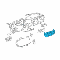 OEM 2011 Chevrolet Impala Dash Control Unit Diagram - 20972893