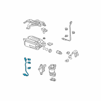 OEM 2013 Honda Ridgeline Sensor, Front Oxygen Diagram - 36532-RN0-A01