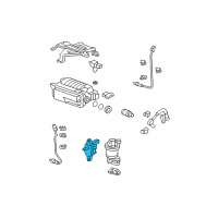 OEM Honda Pilot Valve Assembly, Purge Control Solenoid Diagram - 36162-RN0-A01