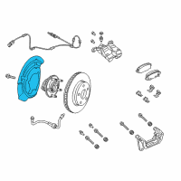 OEM 2018 Jeep Cherokee Shield-Splash Diagram - 68298657AA