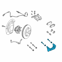 OEM 2015 Jeep Cherokee Adapter-Disc Brake CALIPER Diagram - 68225310AA