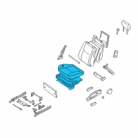 OEM Infiniti Q45 Cushion Assembly - Front Seat Diagram - 87350-AT610