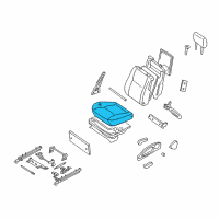 OEM 2006 Infiniti Q45 Pad_Front Seat Cushion Diagram - 87361-AT610