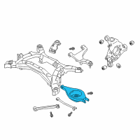 OEM 2004 Infiniti G35 Rear Lower Suspension Link Complete Diagram - 551B0-AL500