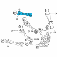 OEM 2021 BMW i3s Left Guide Arm Diagram - 33-30-6-867-881