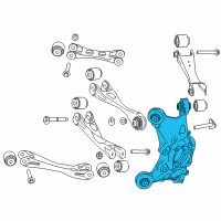 OEM 2014 BMW i3 Wheel Carrier, Rear Left Diagram - 33-32-6-852-161