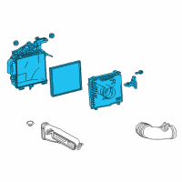 OEM 2019 Lexus RC F Cleaner Assy, Air W/Element Diagram - 17700-38231