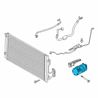 OEM 2020 BMW M4 Air Conditioning Compressor With Magnetic Coupling Diagram - 64-50-6-805-072