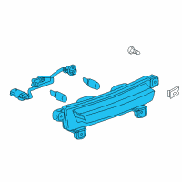 OEM 2021 Cadillac XT5 Back Up Lamp Diagram - 84385141