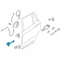 OEM 2017 BMW X4 Rear Door Brake Diagram - 51-22-7-205-613