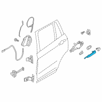 OEM 2018 BMW M240i xDrive Handle, Outside Diagram - 51-21-7-207-562